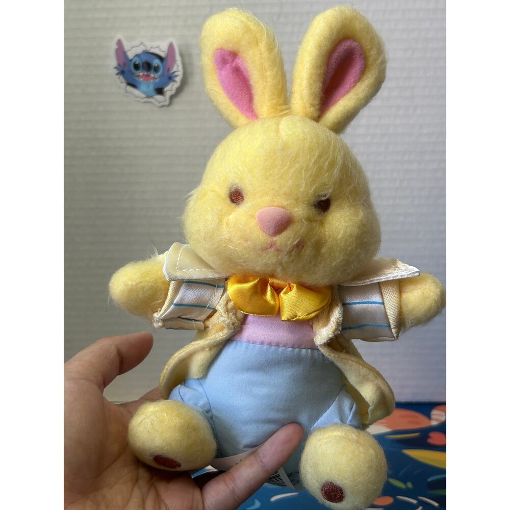 Disney Store Easter Alice In Wonderland March Hare Bean Bag Bunny Rabbit Plush - Picture 12 of 12